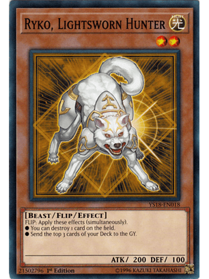 Ryko, Lightsworn Hunter - YS18-EN018 - Common