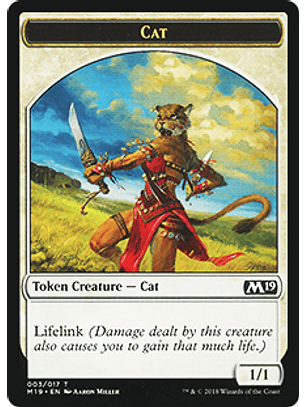 Cat Token - M19 - 003