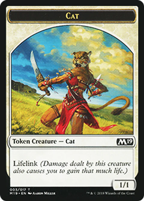 Cat Token - M19 - 003