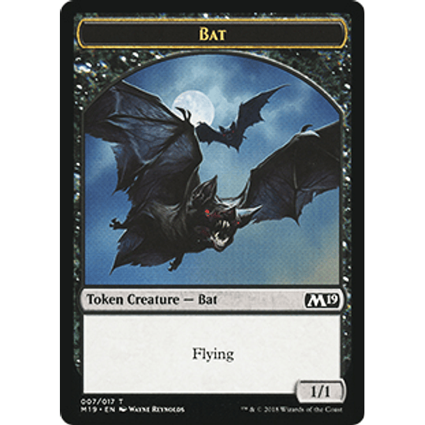Bat Token - M19 - 007