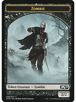 Zombie Token - M19 - 008
