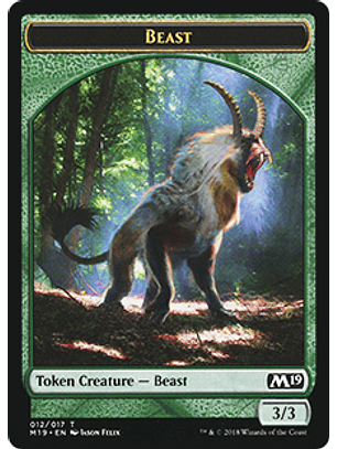 Beast Token - M19 - 012