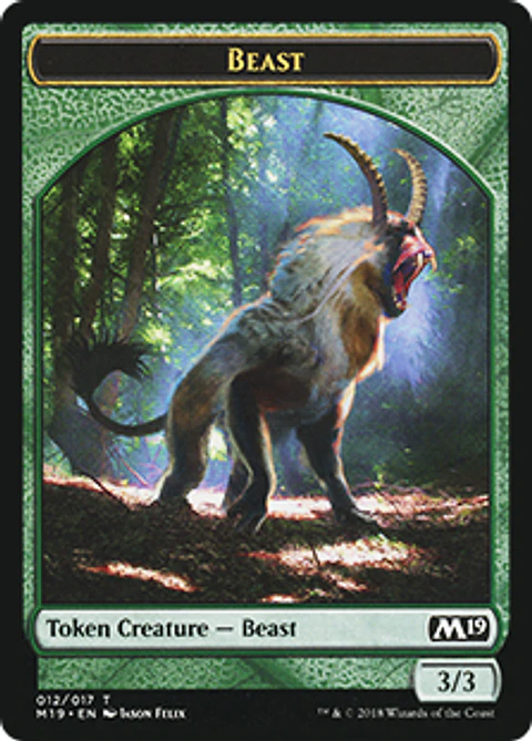 Beast Token - M19 - 012