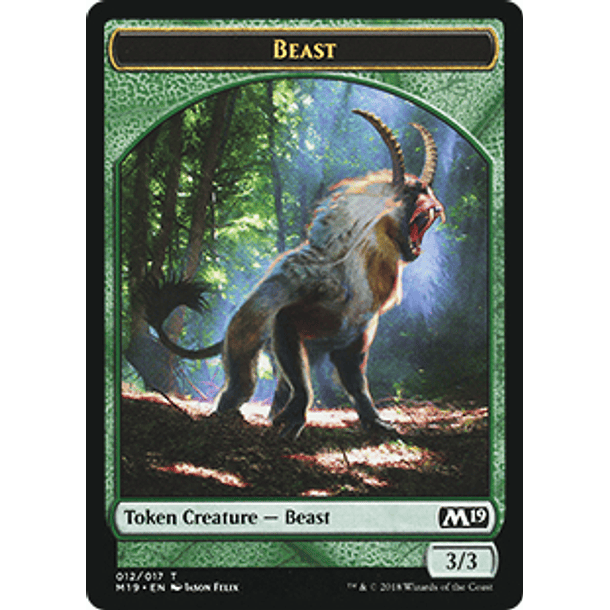 Beast Token - M19 - 012