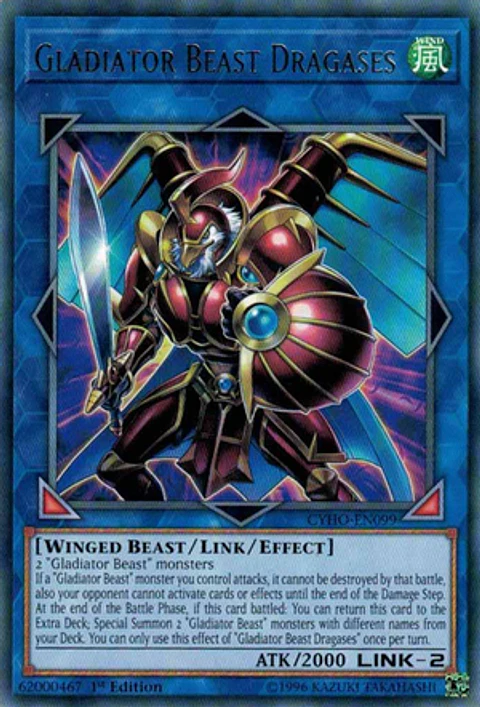 Gladiator Beast Dragases - CYHO-EN099 - Rare