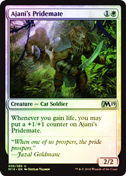 Ajani's Pridemate - M19 - U ★