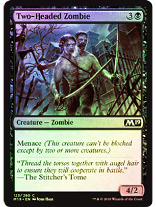 Two-Headed Zombie - M19 - C ★