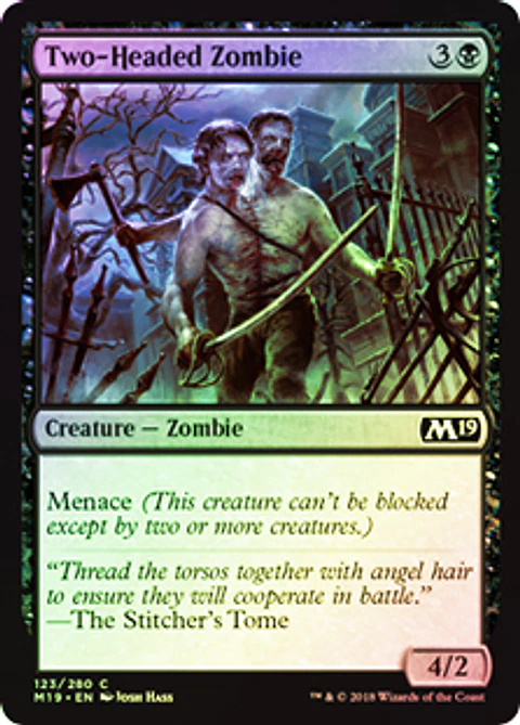 Two-Headed Zombie - M19 - C ★