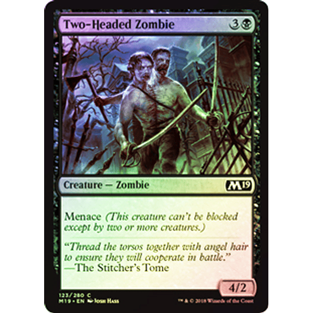 Two-Headed Zombie - M19 - C ★