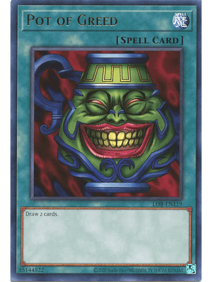 Pot of Greed - LOB-EN119 - Rare Unlimited (25th Reprint)