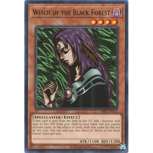 Witch of the Black Forest - MRD-EN116 - Rare Unlimited (25th Reprint)