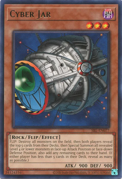 Cyber Jar - SRL-EN077 - Rare Unlimited (25th Reprint)