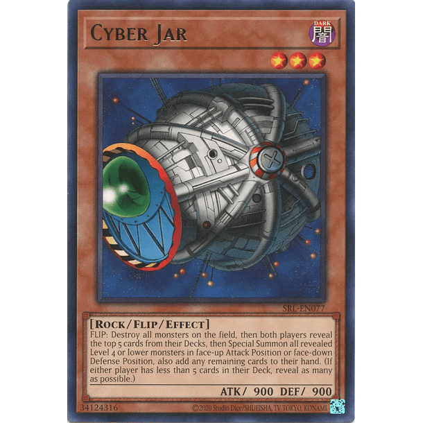 Cyber Jar - SRL-EN077 - Rare Unlimited (25th Reprint)
