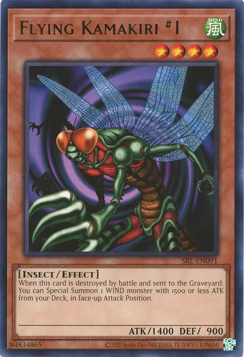 Flying Kamakiri #1 - SRL-EN091 - Rare Unlimited (25th Reprint)