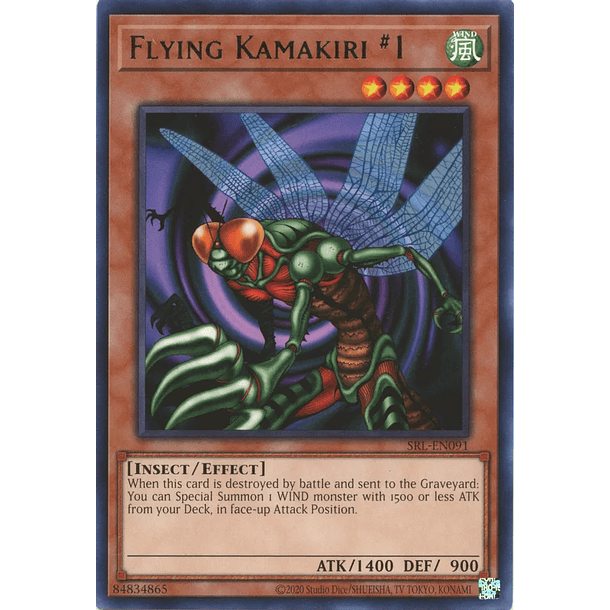 Flying Kamakiri #1 - SRL-EN091 - Rare Unlimited (25th Reprint)