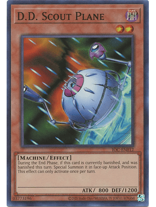 D.D. Scout Plane - IOC-EN012 - Super Rare Unlimited (25th Reprint)