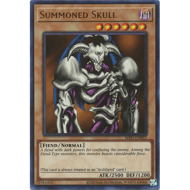 Summoned Skull - MRD-EN003 - Ultra Rare Unlimited (25th Reprint)