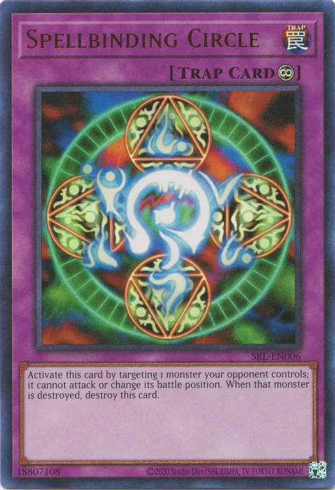 Spellbinding Circle - SRL-EN006 - Ultra Rare Unlimited (25th Reprint)