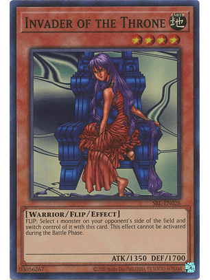 Invader of the Throne - SRL-EN026 - Super Rare Unlimited (25th Reprint)