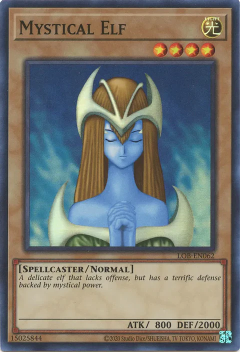 Mystical Elf - LOB-EN062 - Super Rare Unlimited (25th Reprint)