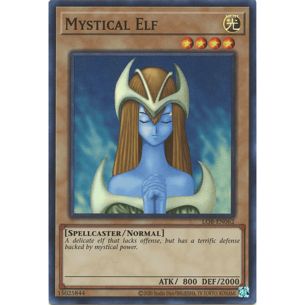 Mystical Elf - LOB-EN062 - Super Rare Unlimited (25th Reprint)