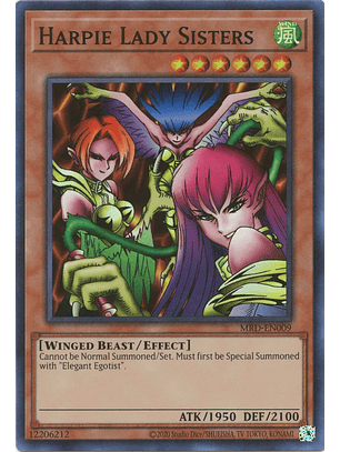 Harpie Lady Sisters - MRD-EN009 - Super Rare Unlimited (25th Reprint)
