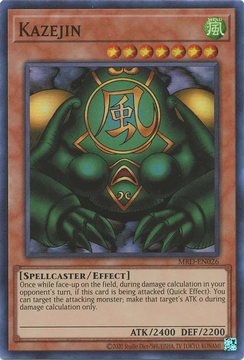 Kazejin - MRD-EN026 - Super Rare Unlimited (25th Reprint)