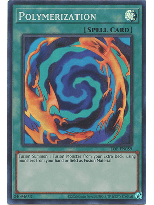Polymerization - LOB-EN059 - Super Rare Unlimited (25th Reprint)