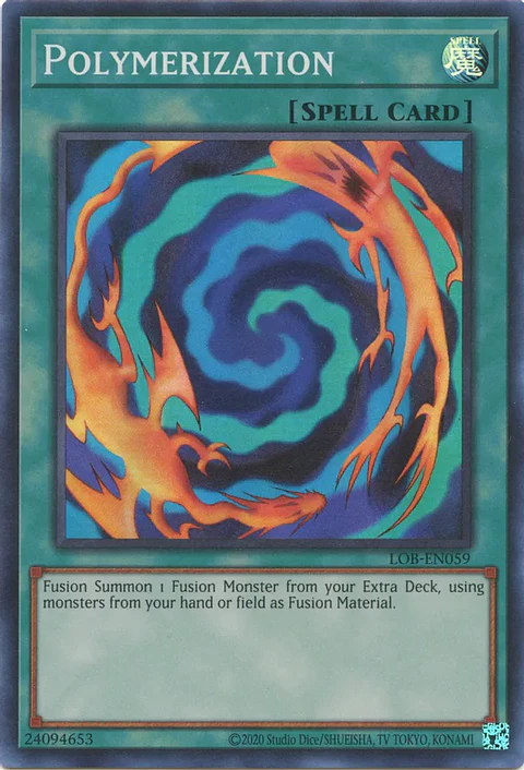 Polymerization - LOB-EN059 - Super Rare Unlimited (25th Reprint)