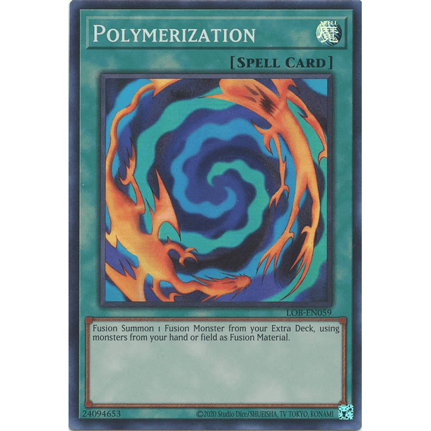 Polymerization - LOB-EN059 - Super Rare Unlimited (25th Reprint)