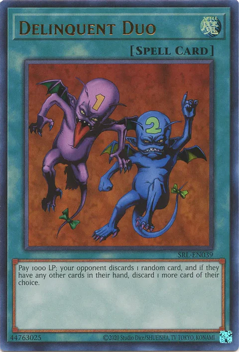 Delinquent Duo - SRL-EN039 - Ultra Rare Unlimited (25th Reprint)