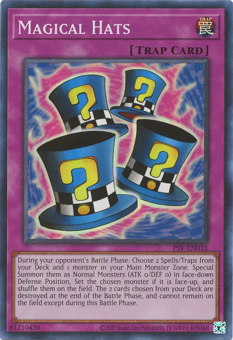 Magical Hats - PSV-EN033 - Super Rare Unlimited (25th Reprint)