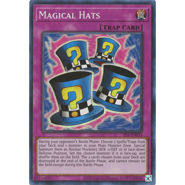 Magical Hats - PSV-EN033 - Super Rare Unlimited (25th Reprint)