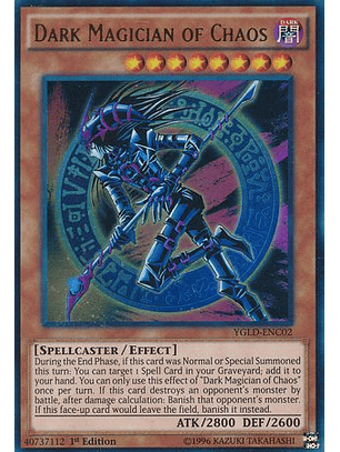 Dark Magician of Chaos - YGLD-ENC02 - Ultra Rare