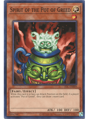 Spirit of the Pot of Greed - IOC-EN009 - Common Unlimited (25th Reprint)