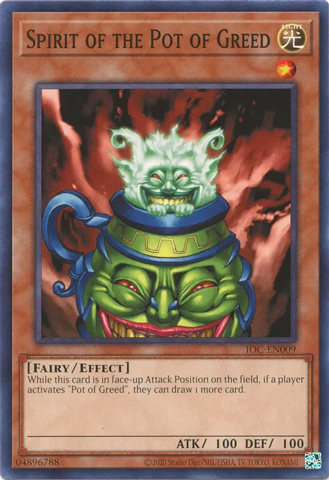 Spirit of the Pot of Greed - IOC-EN009 - Common Unlimited (25th Reprint)