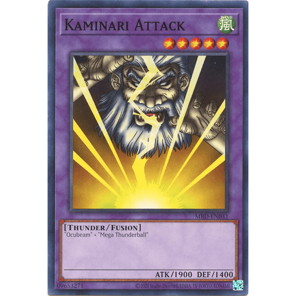 Kaminari Attack - MRD-EN041 - Common Unlimited (25th Reprint)