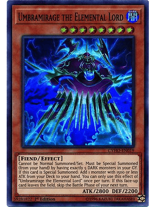 Umbramirage the Elemental Lord - CYHO-EN019 - Super Rare