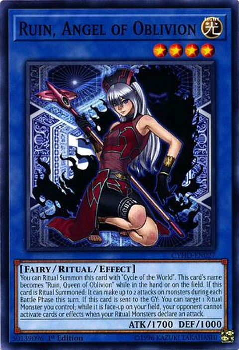 Ruin, Angel of Oblivion - CYHO-EN027 - Common