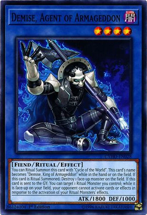 Demise, Agent of Armageddon - CYHO-EN028 - Common