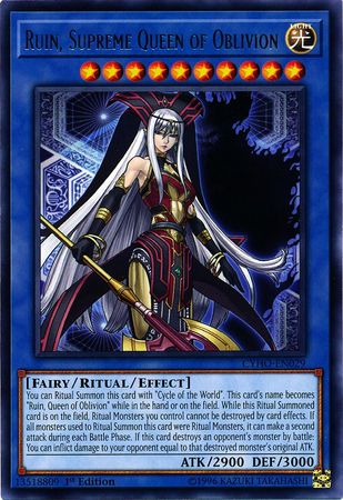 Ruin, Supreme Queen of Oblivion - CYHO-EN029 - Rare 1