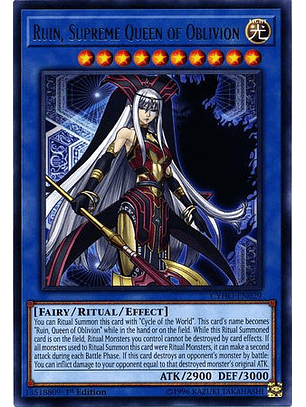 Ruin, Supreme Queen of Oblivion - CYHO-EN029 - Rare