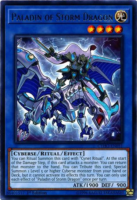 Paladin of Storm Dragon - CYHO-EN031 - Rare