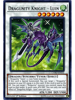 Dragunity Knight - Luin - CYHO-EN032 - Rare