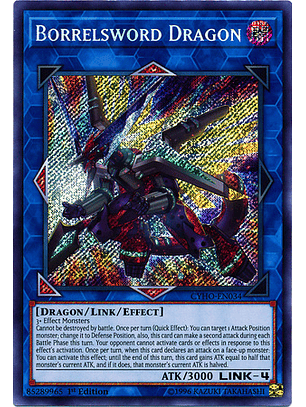 Borrelsword Dragon - CYHO-EN034 - Secret Rare