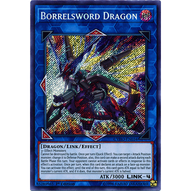 Borrelsword Dragon - CYHO-EN034 - Secret Rare
