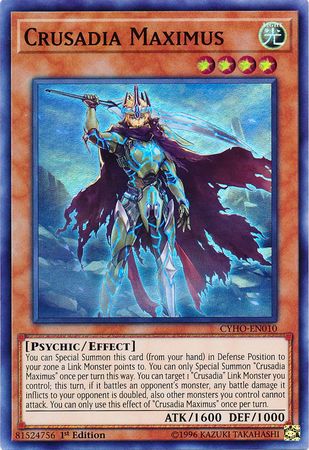 Crusadia Maximus - CYHO-EN010 - Super Rare 1