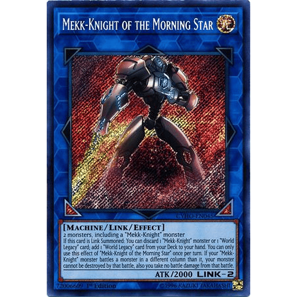 Mekk-Knight of the Morning Star - CYHO-EN045 - Secret Rare