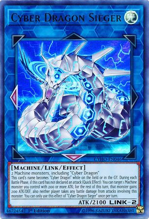 Cyber Dragon Sieger - CYHO-EN046 - Ultra Rare 1