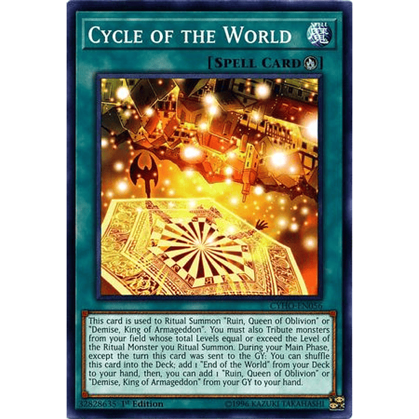 Cycle of the World - CYHO-EN056 - Common